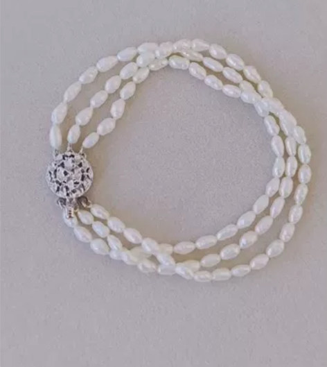 海外购回vintage琵琶湖天然淡水珍珠多...