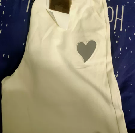 白色运动休闲裤百搭长裤子 布料舒服，全新带...