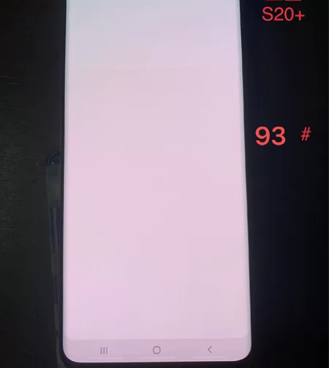 三星S20+原装拆机屏幕总成带银灰色边框 ...