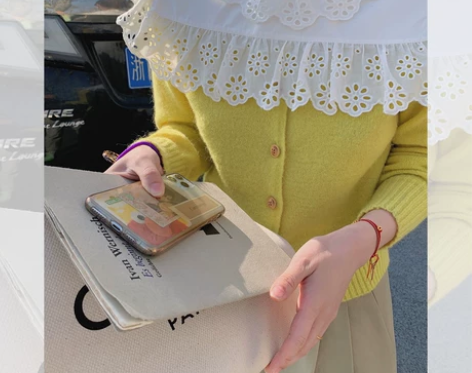 春日调色盘 无缝一体机马海毛针织开衫外套 ...