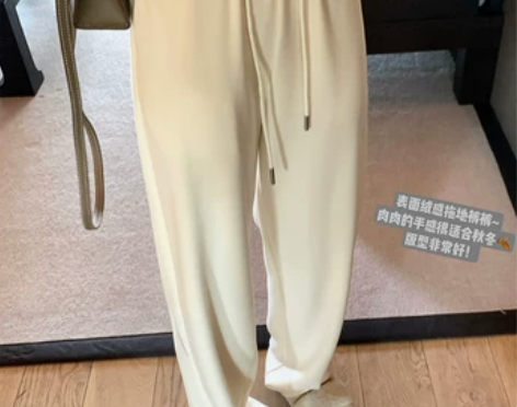 DAZAIGE 懒人裤~绒感显瘦抽绳卫裤休...