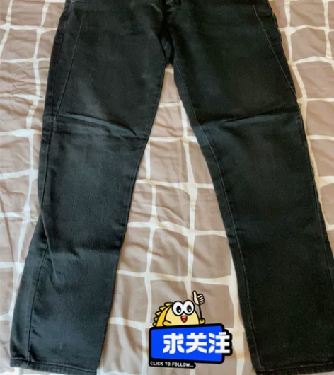 #牛仔裤 #百搭牛仔裤 #男士牛仔裤 黑色...