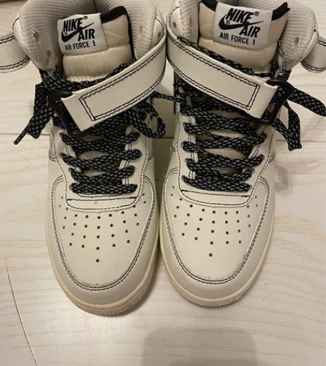 莆田鞋，Nike 空军一号反光中帮气垫耐磨...