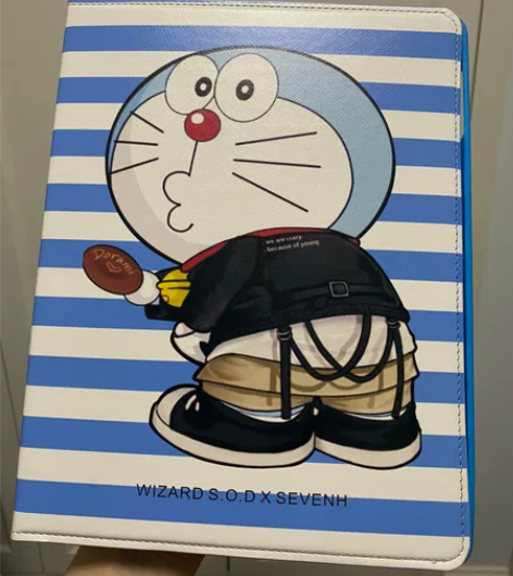 买错型号的ipad保护套 最爱的多啦a梦蓝...