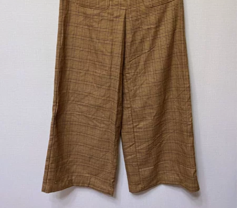 Forever21焦糖色阔腿裤