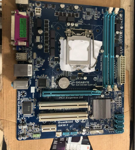 拆机10片技嘉GA- H61M-S2P全接...