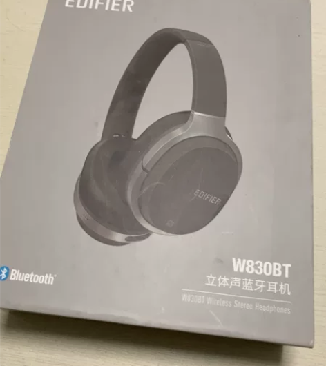 自用漫步者头戴式蓝牙耳机 W830BT 无...