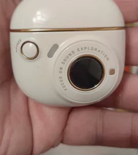 漫步者TOU3冇心版蓝牙耳机充电仓，月白色...