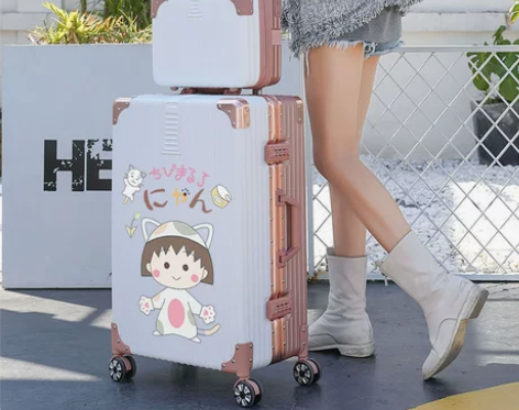 旅行箱 行李箱女2022新款24寸拉杆箱结...
