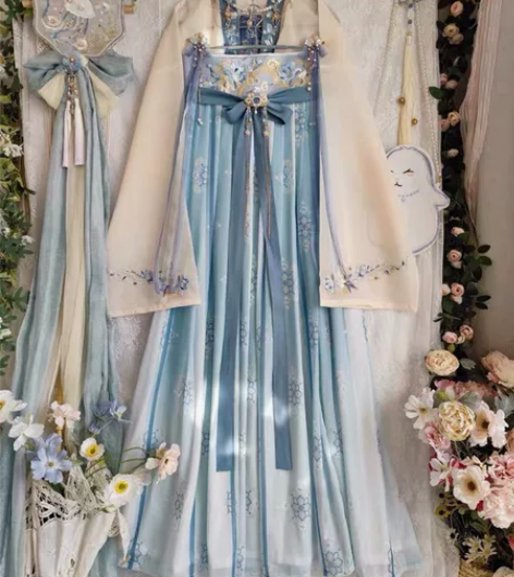 玉术原创汉服女【梦华】齐胸襦裙重工刺绣斗篷...