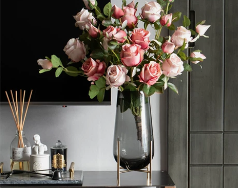 南十字星 做旧仿真花保加利亚玫瑰花 欧式装...