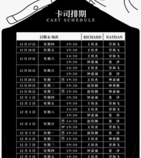 【出】音乐剧 危险游戏 大TM 12.10...