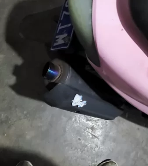 飞鹰花嫁声浪排气,雅马哈100C发动机通用...