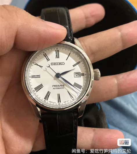 SEIKO精工手表男日本6R机芯机械表珐琅...