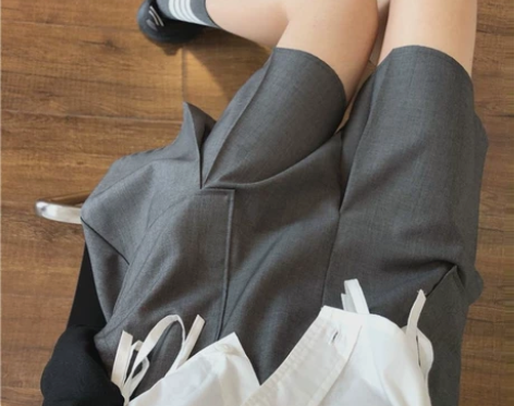 百褶裙 学生裙 时尚 仅试穿   闲置 L...