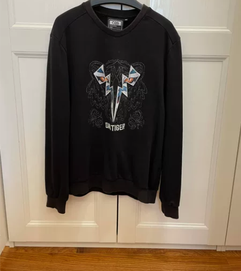 C2B卫衣，男士虎头卫衣 L码