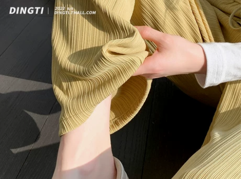 【狂欢价】高腰阔腿裤女垂感直筒裤2022新...