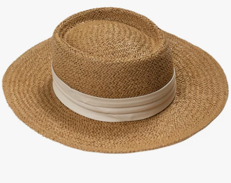 梦的马平顶帽云南度假草帽沙滩草原旅游森系复...