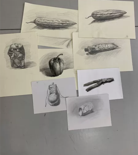 素描，油画，水彩画作品 水彩绘画作品、素描...