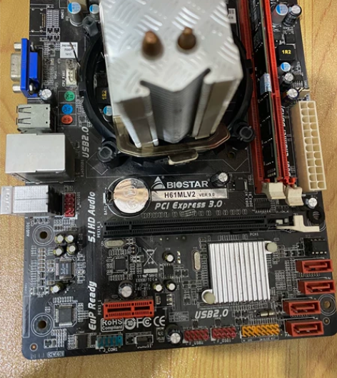 映泰H61MLV2主板 功能完好，测试过可...