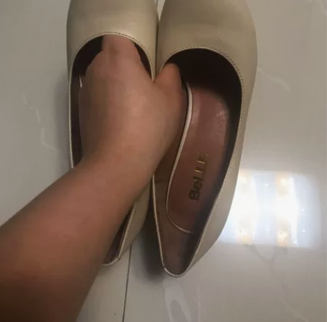 百丽Belle 防水台高跟鞋 34码 仅穿...