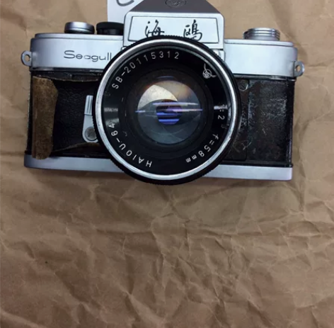 海鸥单反古董胶片老相机海鸥单反摆件机海鸥单...