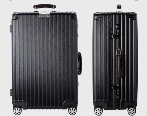 明星同款复古铝框行李箱旅行箱拉杆箱子皮箱包...