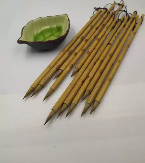 狼毫小楷毛笔 狼毫小楷毛笔 香妃印花杆纯...