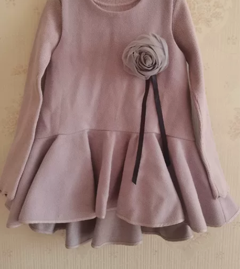 妹妹鱼品牌女童粉紫色两件套裙子 鱼尾裙 打...