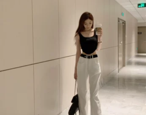 ?F PROJECT【实穿届W者裤】白色牛...