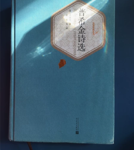 普希金诗选,九成新以上。人民文学出版社 硬...