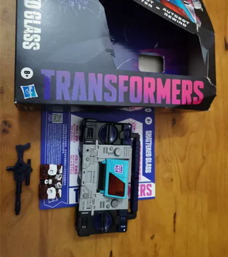 孩子宝变形金刚，围城镜像录音机，全配，后两...