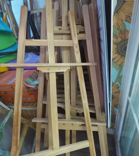 全新 实木画架 闲置10个 1.5米高  ...