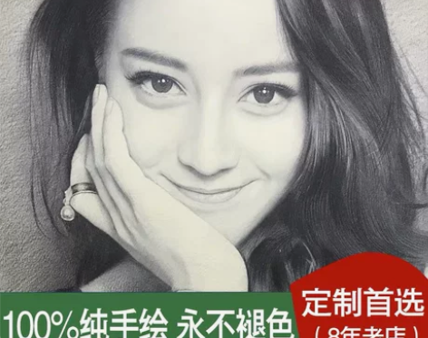 彩铅画素描素描画像定制手绘头像代画肖像人物画