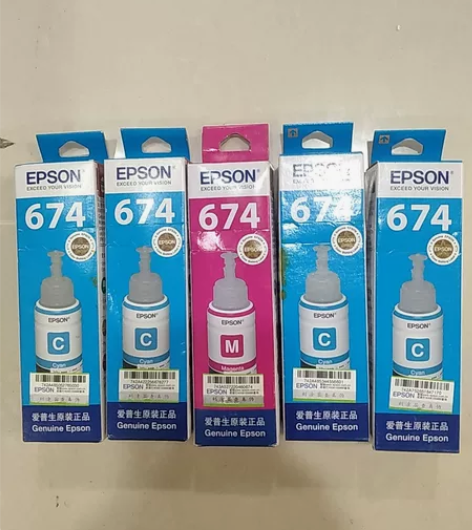 爱普生674原装墨水，保证正品，日期202...