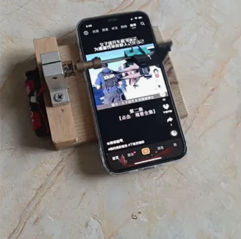 电动划屏机,刷屏机,适合不同尺寸手机,实物...