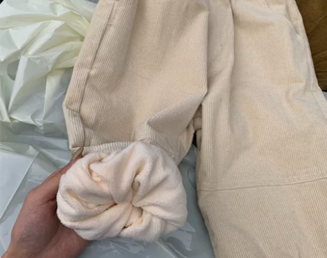 橘几！！加绒加厚灯芯绒裤子余90 120码...