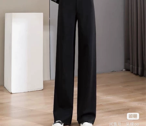 加绒直筒西装阔腿裤 L码，身高158-16...