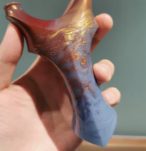 聚炭弹弓-青花天罡 防爆盾材质,用锤子砸都...
