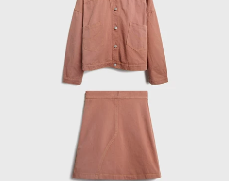 韩风2017秋季新款纯色翻领单排扣外套高腰...