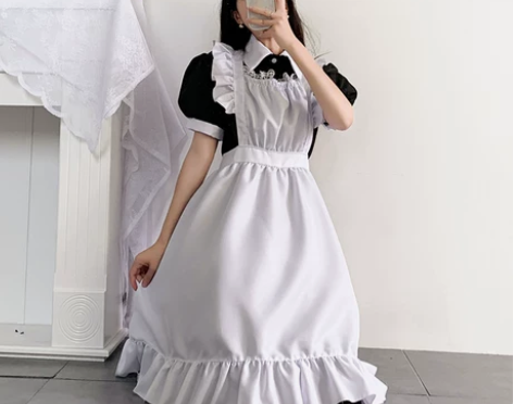 性感女仆装日常cosplay女装长裙lol...