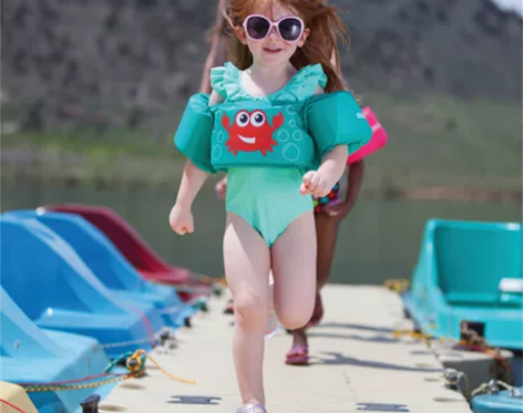 儿童游泳装备用品手臂圈男女3-6岁初学者全...