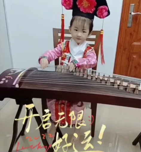 尺寸长128古筝加架子加调音器，买来不会弹...