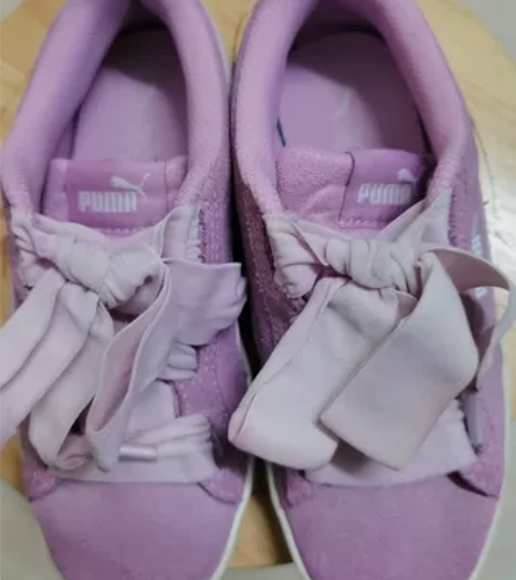 PUMA彪马女童蝴蝶结运动鞋 购于上海奕欧...