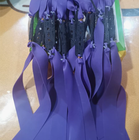 弹弓扁皮筋，20付，厚度0.65，锥度25...