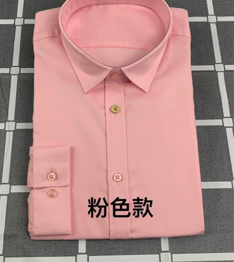 #活动来啦#工厂直销，粉色38码男长袖衬衫...