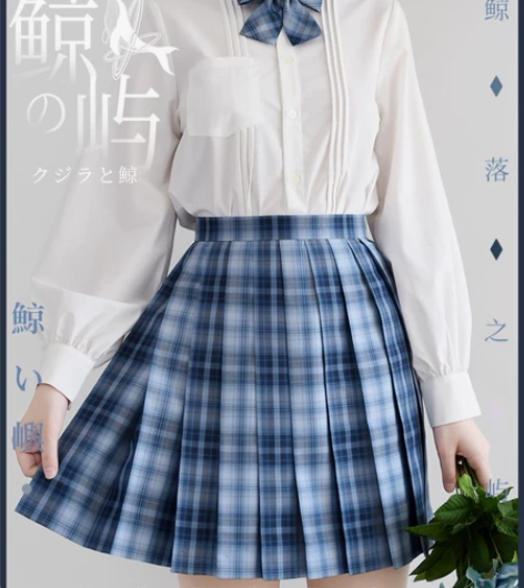 【御茶家】鲸屿原创制服馆JK制服裙正版百褶...