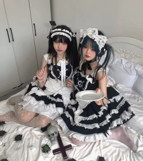 小骨头 甜酷哥特风原创Lolita 设计 ...