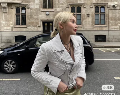 克罗心皮衣 小红书博主同款 no真 找人定...