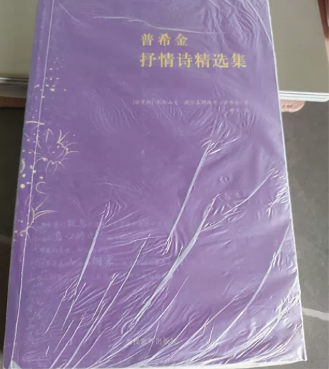 普希金抒情诗精选集，二手正版书籍，消毒处理...